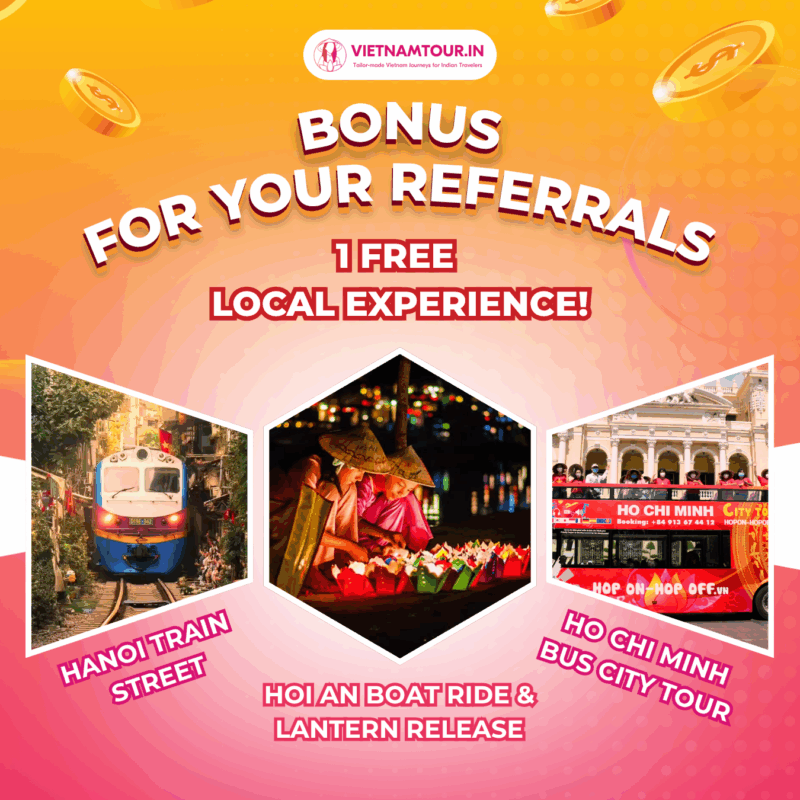 4. Unlimited Rewards of The Vietnamtour.in Most Referrals Contest