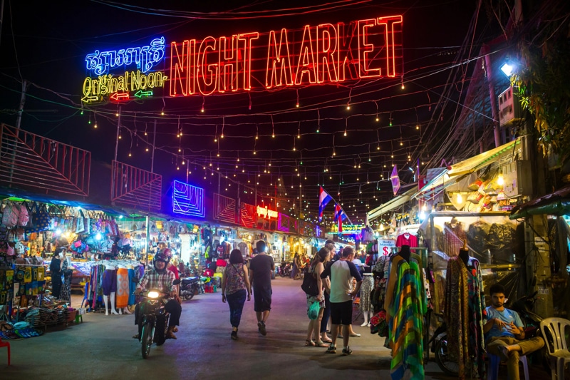 Angkor Night Market in Cambodia
