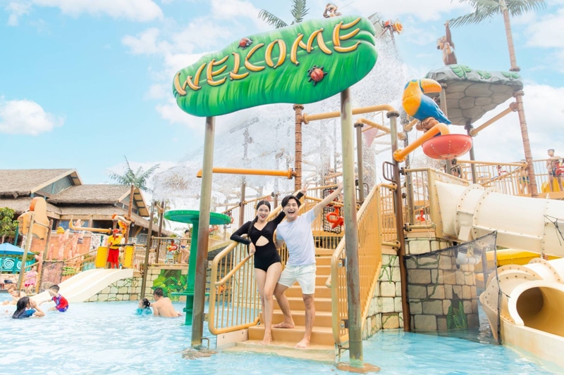 Aquatopia Water Park with over 20 Different Games in Hon Thom Island