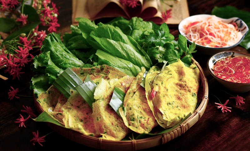 Banh Xeo is a Delicious dish in Da Nang