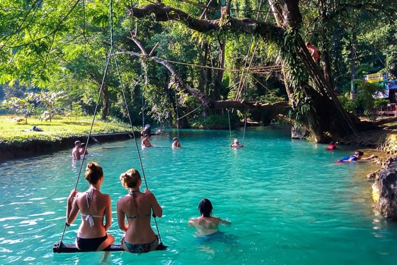 Blue Lagoon is a natural complex of deep lagoons