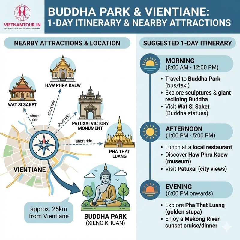 Buddha Park Nearby Attractions & 1 Day Suggested Itinerary