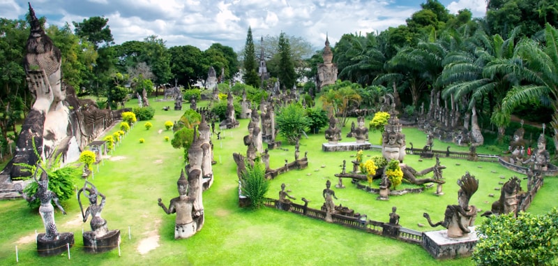 Buddha Park was constructed in Laos' capital city