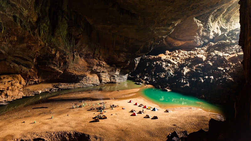 Camping Beneath the Ceiling of Earth's Largest Cave.