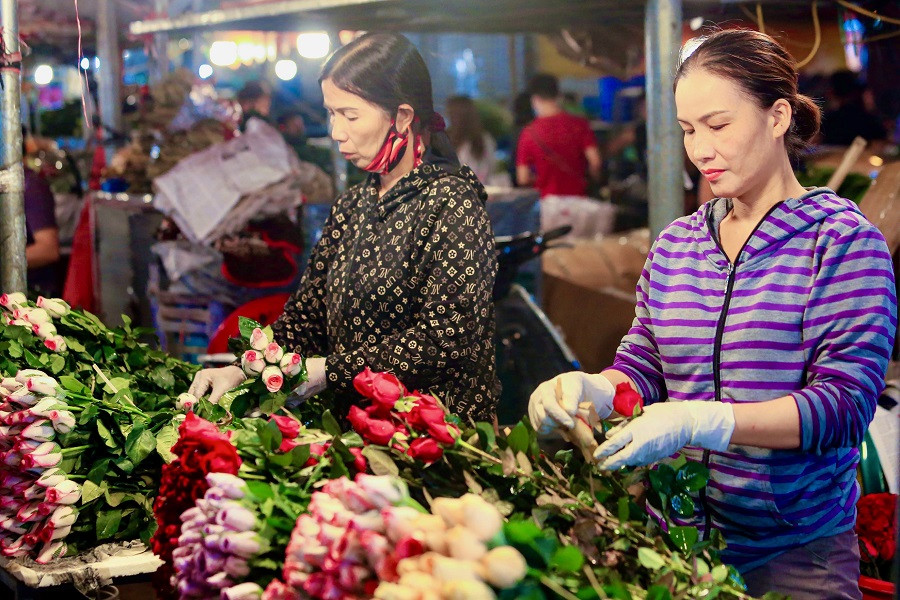 Quang Ba Flower Market