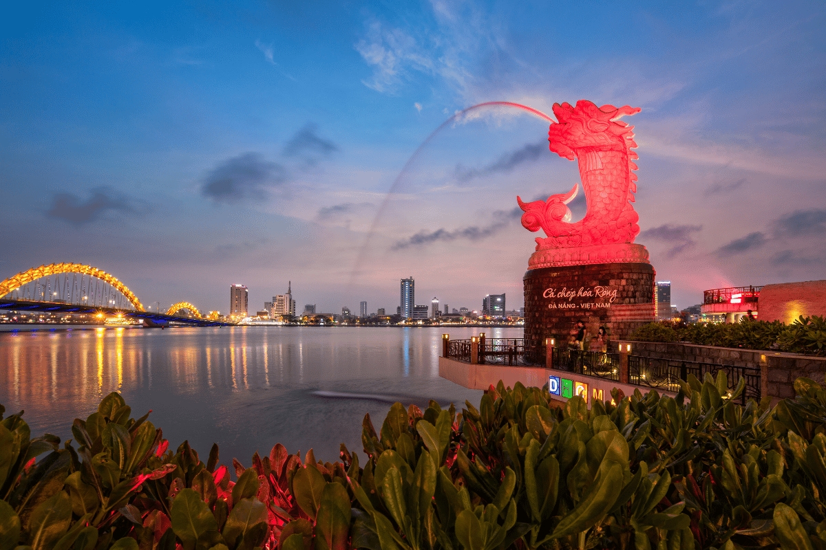 Dragon Carp Statue Present Good Fortune and Prosperity in Vietnam