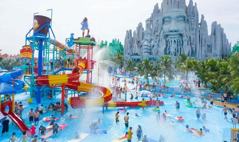 Enjoy the Artificial Beach of Tien Dong Ngoc Nu