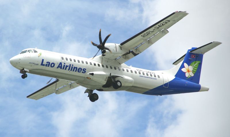 Flights from Hanoi to Vientiane and Luang Prabang