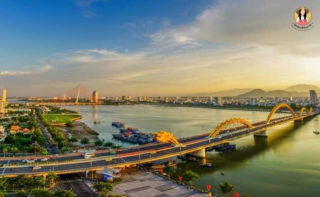 Da Nang City in the late afternoon