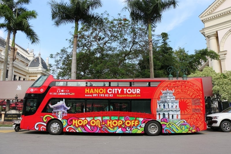 Travel around Hanoi by Hop On-Hop Off bus