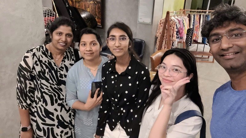 Joey with our customers 11