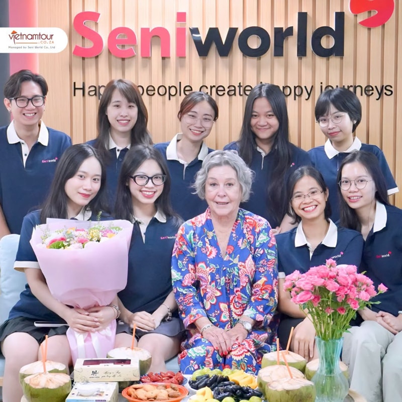 Katrine's return to Vietnam has become an annual tradition