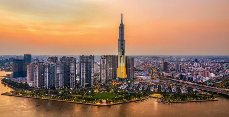 Landmark 81 is the tallest buidling in Vietnam