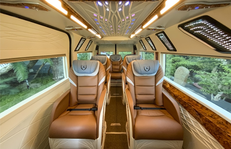 Limousine is the most used mode of transportation between Sapa and Hanoi