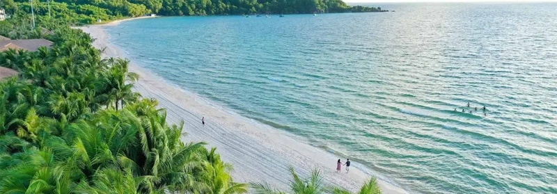 Long Beach Phu Quoc is one of the longest beaches in Vietnam