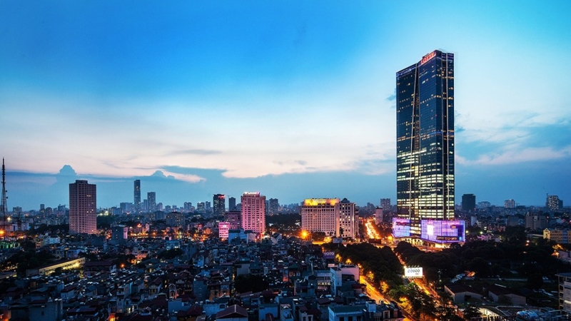 Lotte Center Hanoi sits at 54 Lieu Giai, Hanoi