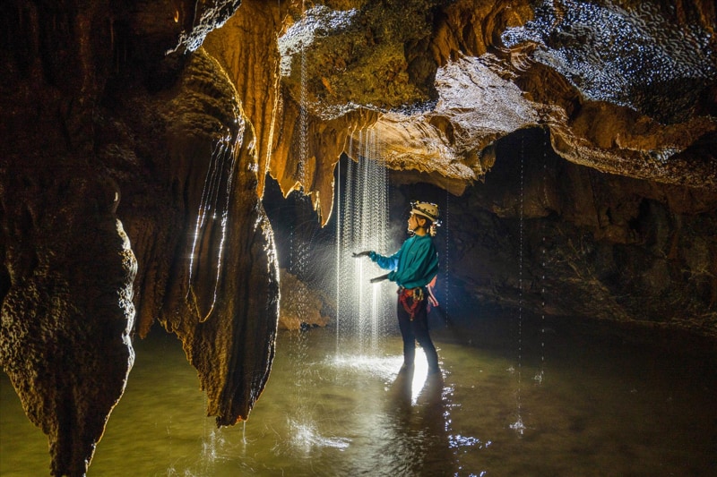 only Oxalis Adventure is licensed to provide tour services for cave exploration tours