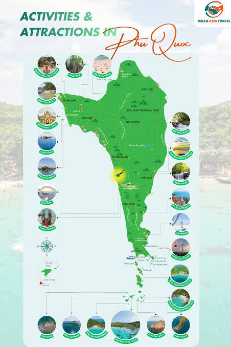 Phu Quoc Map: Where the Island Is in Vietnam & Tourist Attractions Map (2026)