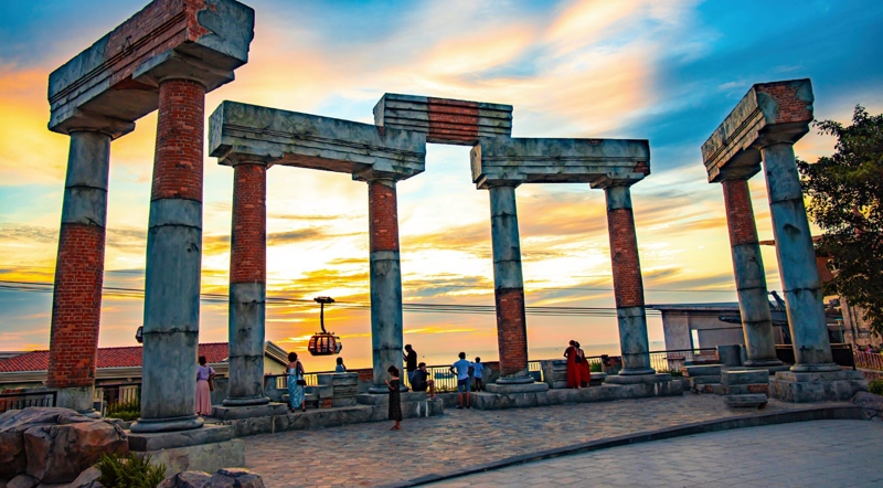 Pompeii Gate in Sunset Town, Phu Quoc