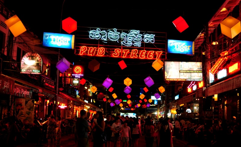 Pub Street in Siem Reap