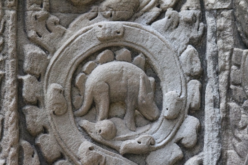 Reliefs in the Ta Prohm temple