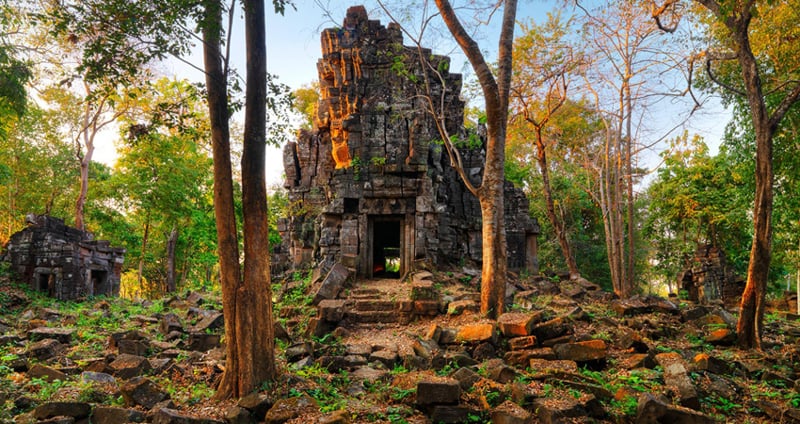 Sambor Prei Kuk is an important 7th-century Cambodia temple complex