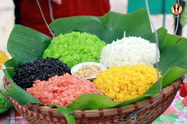 Seven - color sticky rice