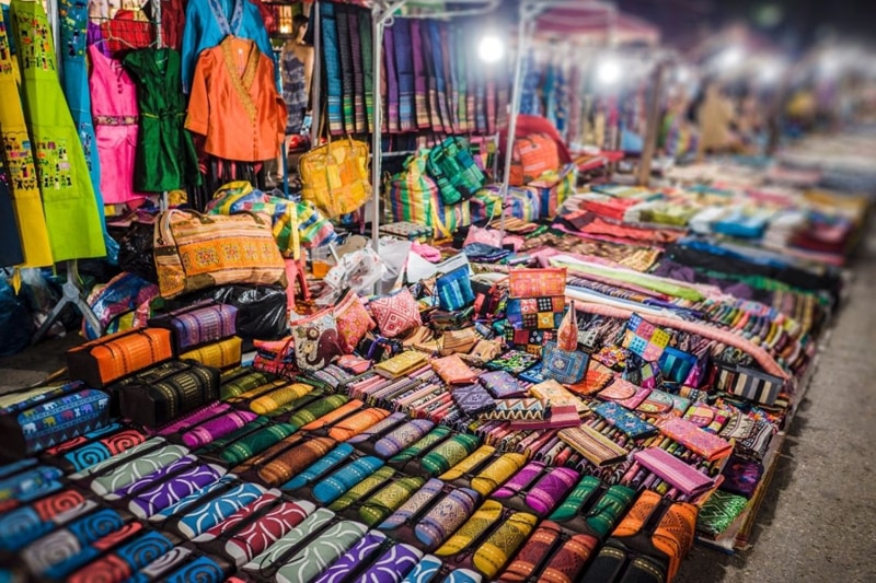 Shopping at the Night Market