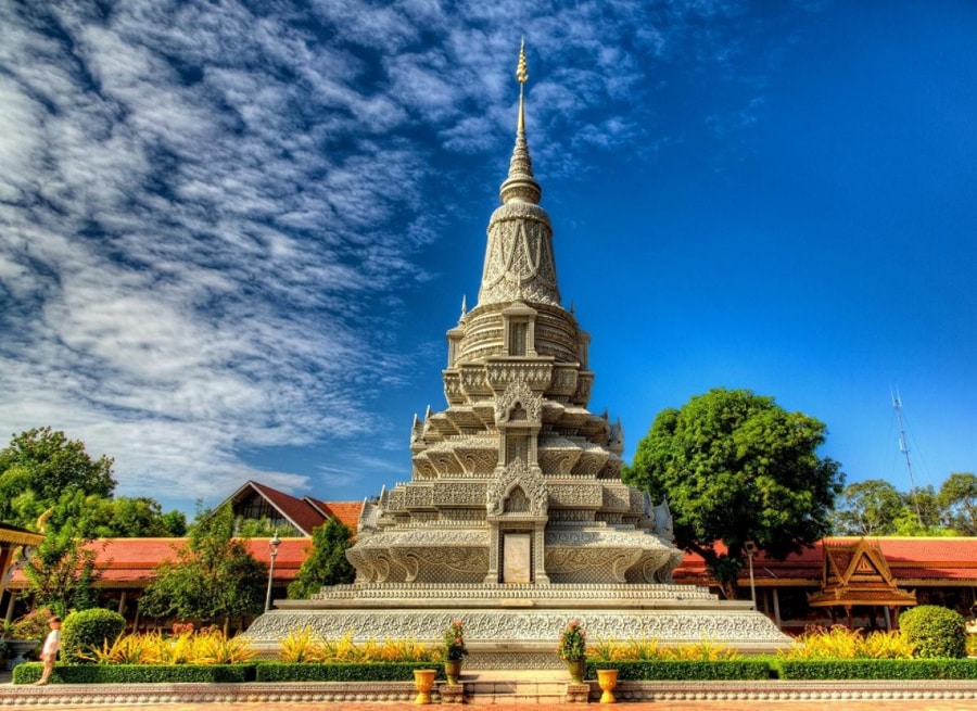 Silver Pagoda in Phnom Penh, Cambodia