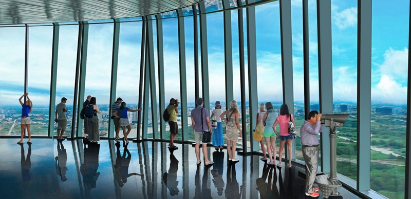 Skyview Observation Deck for Panoramic City Views
