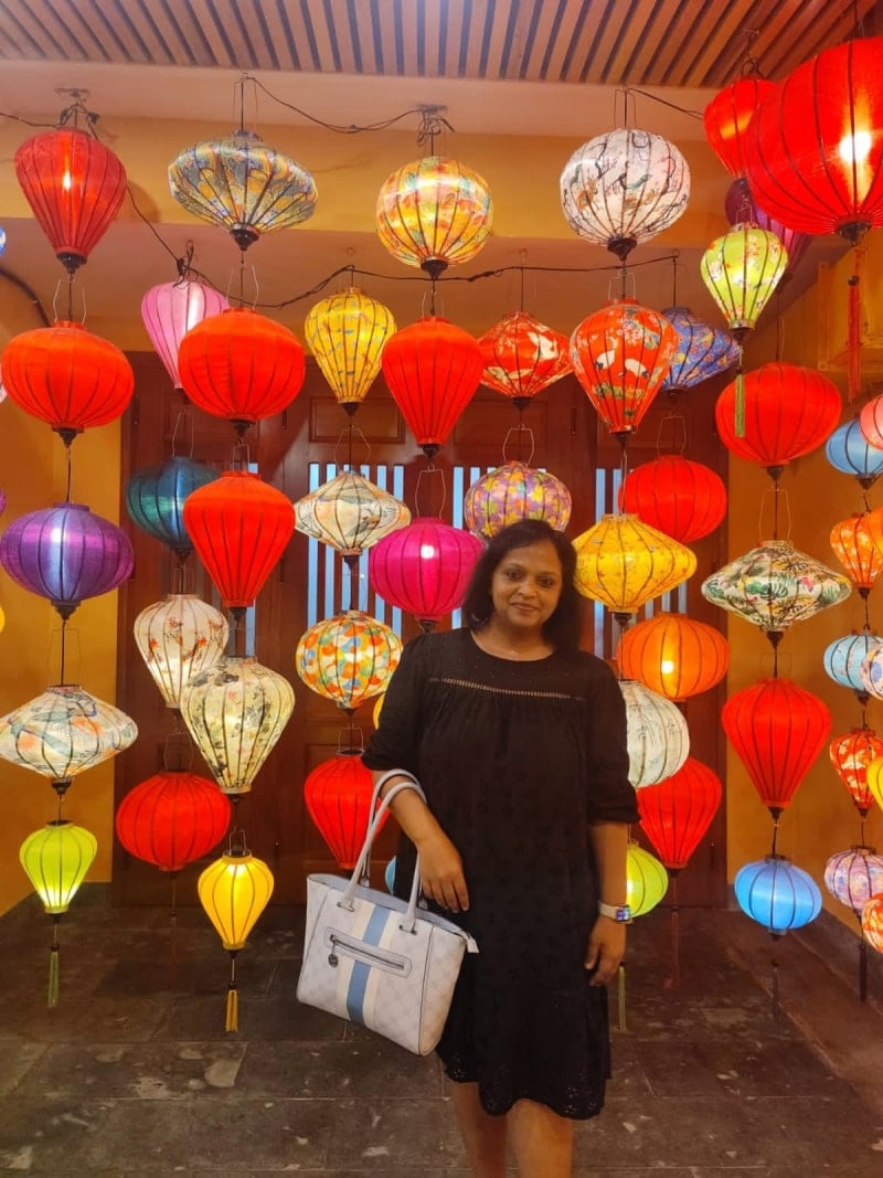 Ms Sruthi on her solo trip - our customer