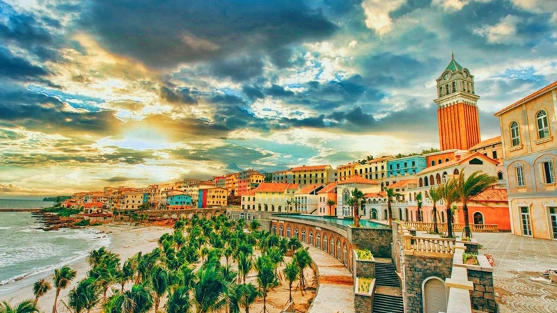 Sunrise on the Grand World Phu Quoc