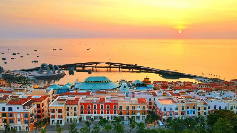 Sunset Town Phu Quoc on the Sunset