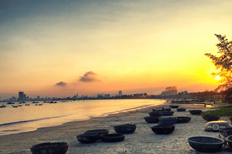 Sunset on the Non Nuoc Beach
