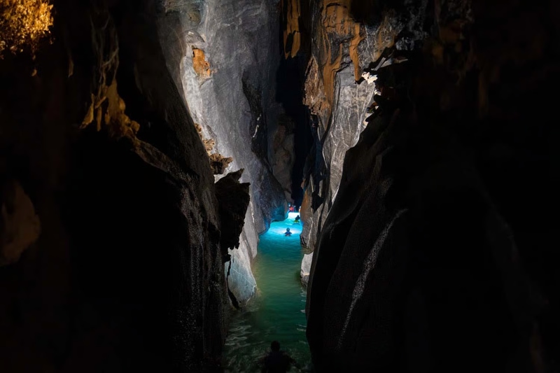 Swimming in Hidden Lakes and Underground Rivers