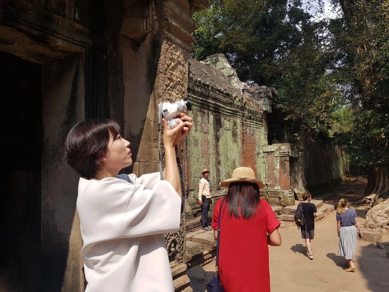 Take Photos of Architecture in Angkor Wat