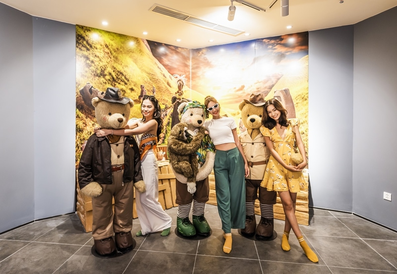 Taking Photos with Lovely Teddy Bears