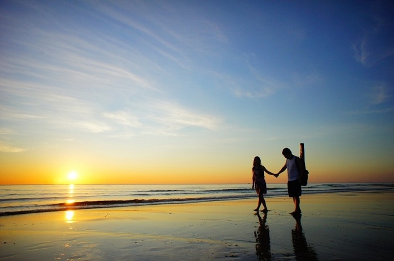 Thanh Binh Beach in Da Nang, Vietnma