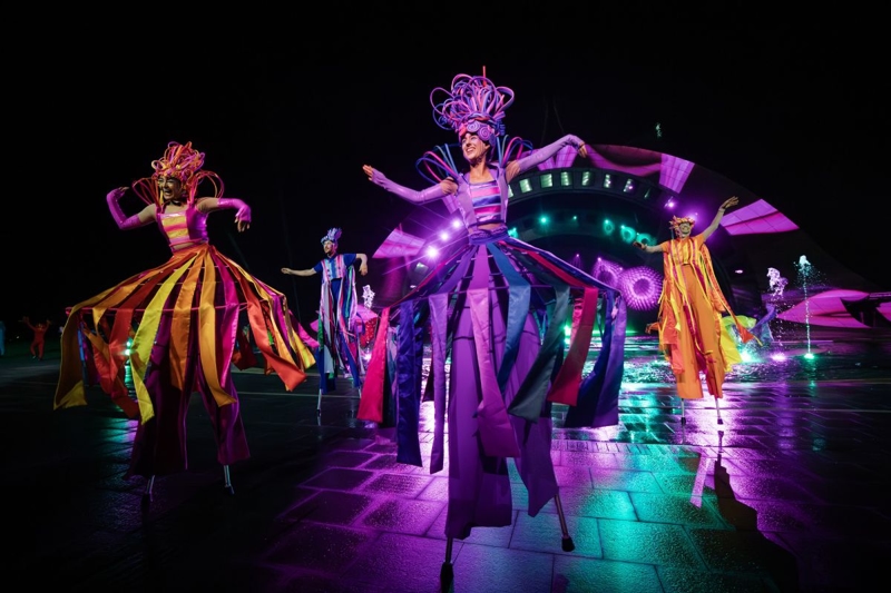 The Kiss of the Sea Phu Quoc show is held daily, except on Tuesdays.