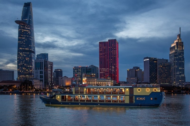 Dinner cruise on the Saigon River