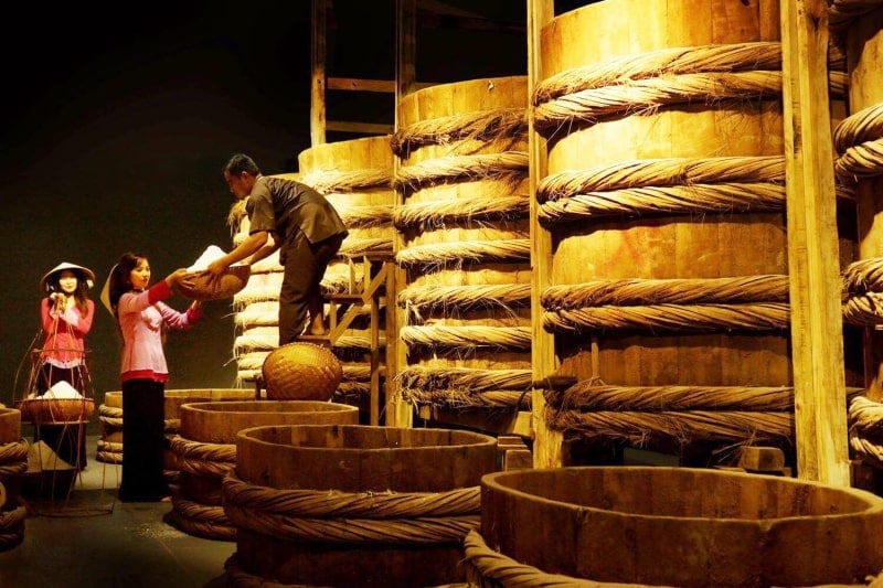 Fish sauce factory in Ham Ninh