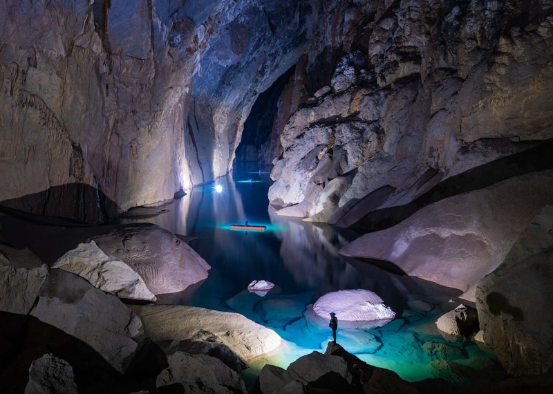 Underground River System inside the Son Doong Cave