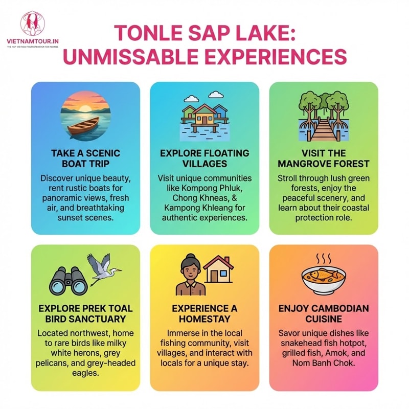 Unmissable Experiences when Visiting Tonle Sap Lake