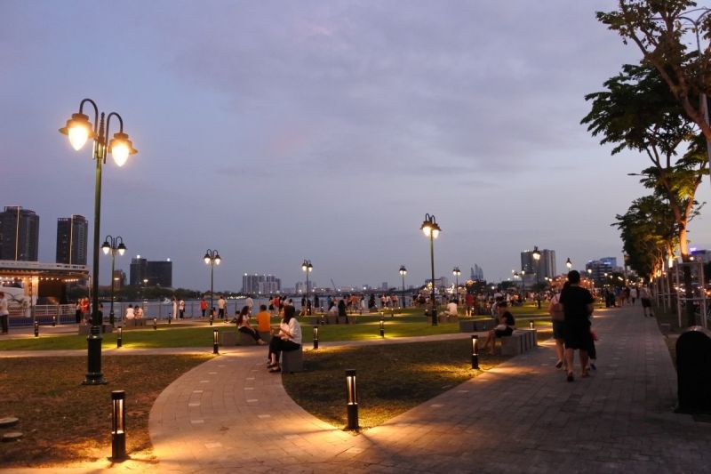Enjoy A Quiet Riverside Zone At Bach Dang Wharf