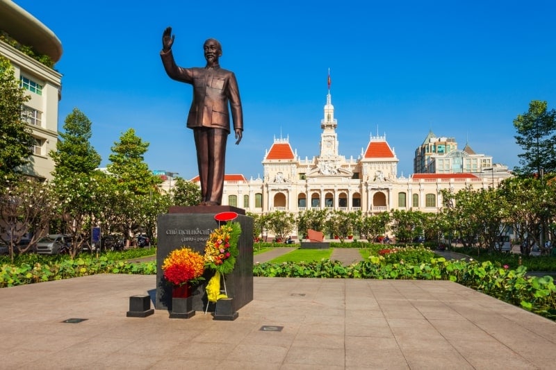 Ho Chi Minh arrival
