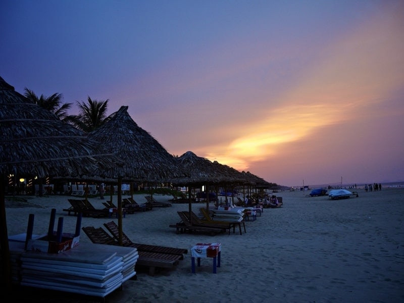 Hoi An beach by night