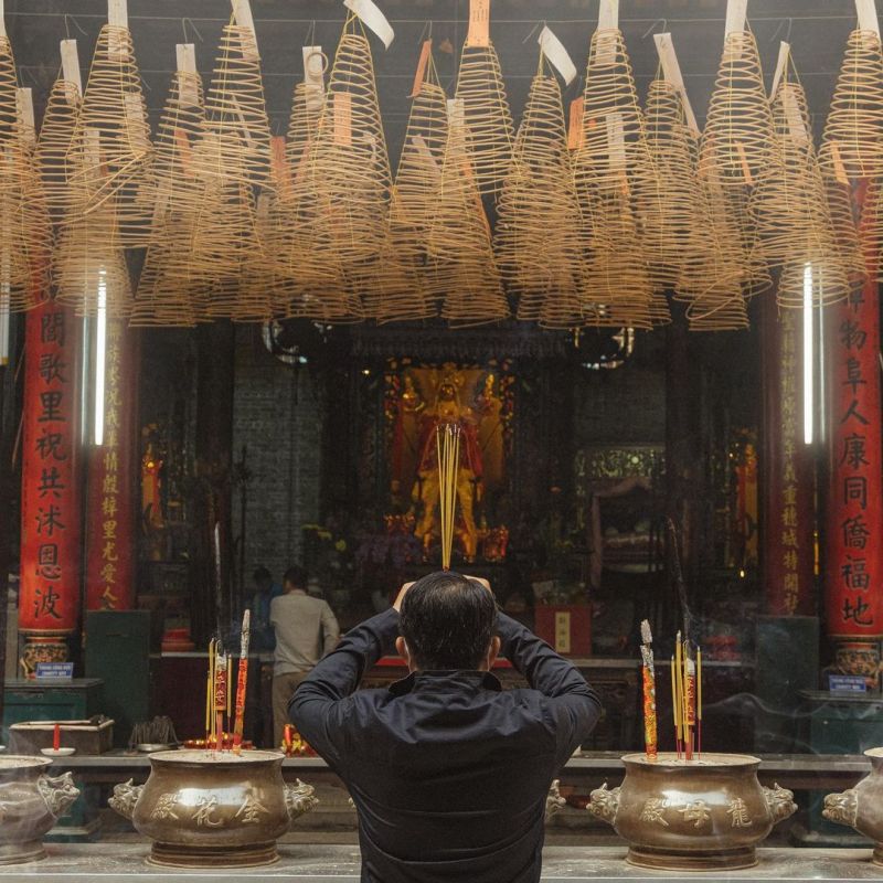 A local resident is offering incense