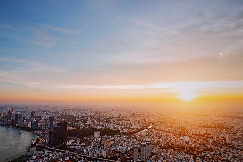 Watch Sunset from the Landmark 81