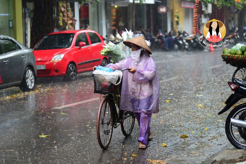 Heavy rain in Vietnam