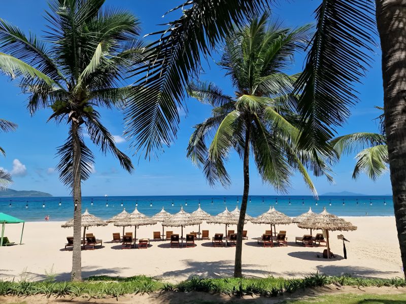 Best time for Da Nang Beach March to August April June optimal window South China Sea typhoon